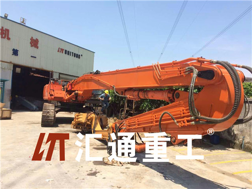 挖掘機(jī)打樁臂改裝能維修嗎？